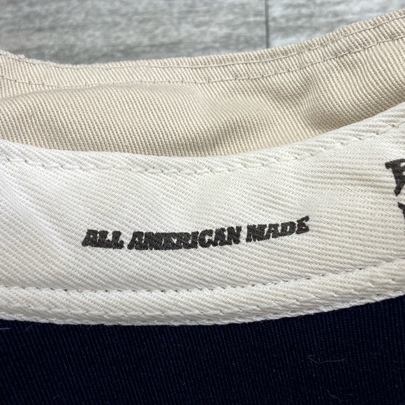 Big Play All American Made DBU Golf Visor Adjustable Back Hook and Loop Tan - Picture 5 of 9